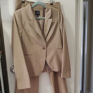 The Limited Beige Blazer and Pants Ensemble
